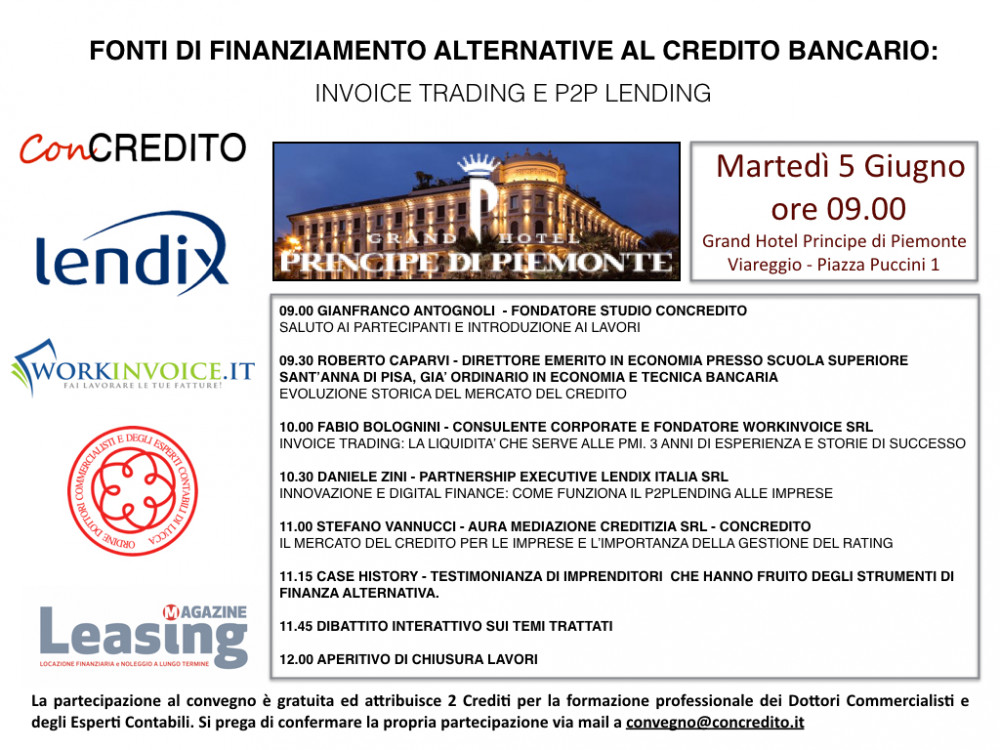 comunicato stampa: fonti di finanziamento complementari al credito bancario